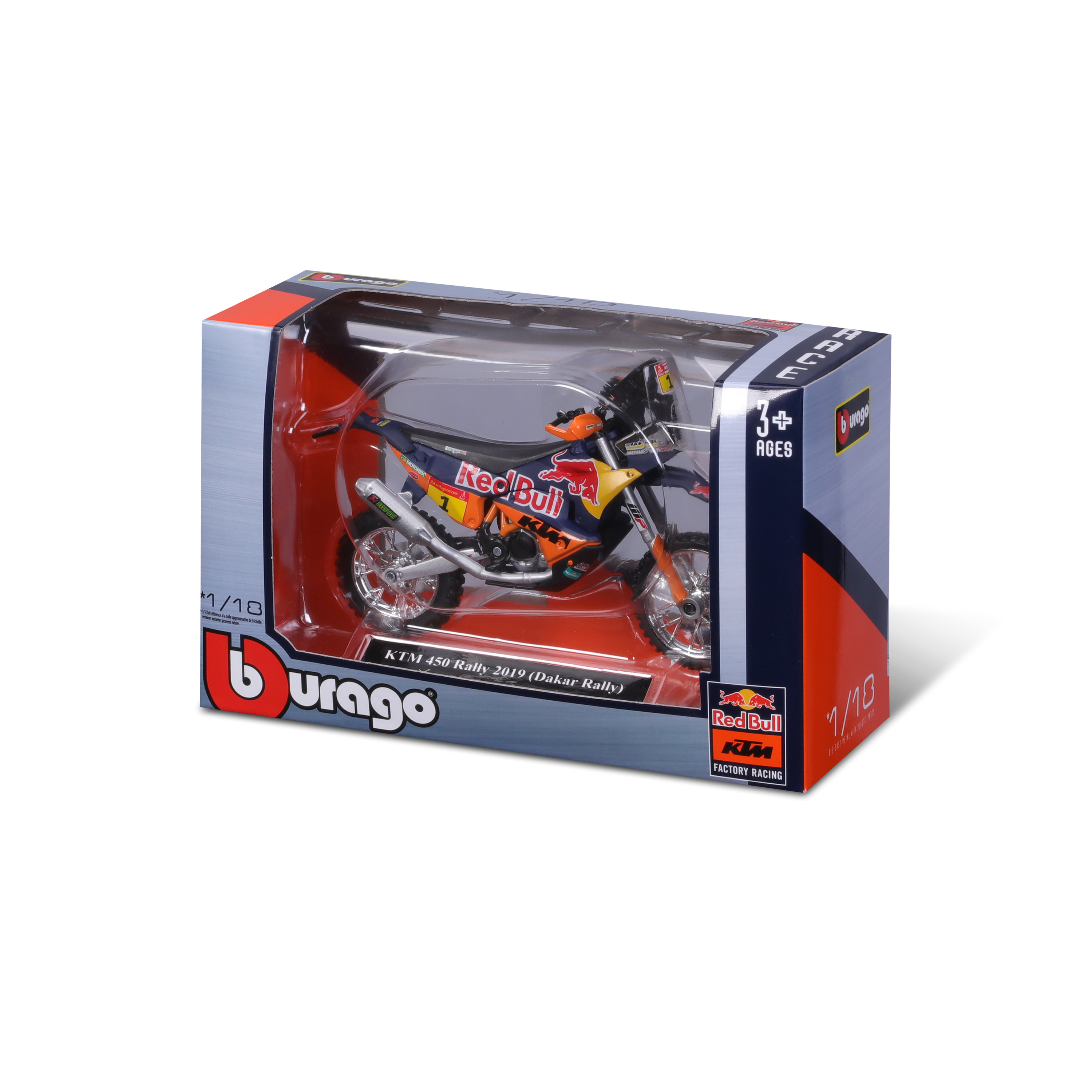 1:18 WRB KTM CYCLE - KTM 450 Rally 2019 (Dakar Rally)